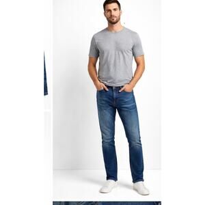 Weatherproof Vintage Mens Slim Fit Jeans 30x30 Blue Stretch Denim Medium Wash